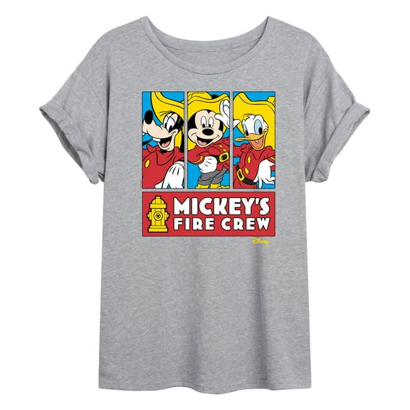 Disney - Firefighter Mickey & Friends - To The Rescue - Juniors Ideal Flowy Muscle T-Shirt