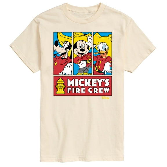 Disney - Firefighter Mickey & Friends - To The Rescue - Men's Short Sleeve Graphic T-Shirt