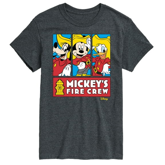 Disney - Firefighter Mickey & Friends - To The Rescue - Men's Short Sleeve Graphic T-Shirt