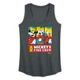 thumbnail image 1 of Disney - Firefighter Mickey & Friends - To The Rescue - Women's Racerback Tank Top, 1 of 5
