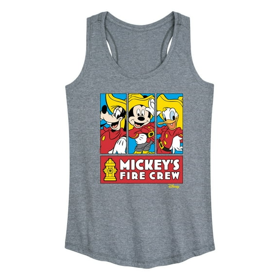 Disney - Firefighter Mickey & Friends - To The Rescue - Women's Racerback Tank Top