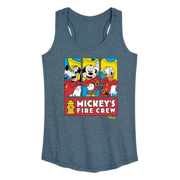 Disney - Firefighter Mickey & Friends - To The Rescue - Women's Racerback Tank Top