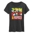 thumbnail image 1 of Disney - Firefighter Mickey & Friends - To The Rescue - Women's Short Sleeve Graphic T-Shirt, 1 of 5
