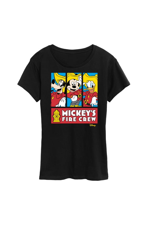 - Firefighter Mickey & Friends - To The Rescue - Women's Short Sleeve Graphic T-Shirt
