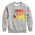 thumbnail image 1 of Disney - Firefighter Mickey - Stop, Drop, & Roll - Toddler & Youth Crewneck Fleece Sweatshirt, 1 of 5