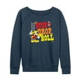 thumbnail image 1 of Disney - Firefighter Mickey - Stop, Drop, & Roll - Women's Lightweight French Terry Long Sleeve Shirt, 1 of 5