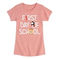 thumbnail image 1 of Disney - First Day Of School Mickey - Toddler & Youth Girls Short Sleeve Graphic T-Shirt, 1 of 5
