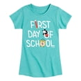 thumbnail image 1 of Disney - First Day Of School Mickey - Toddler & Youth Girls Short Sleeve Graphic T-Shirt, 1 of 5