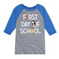 thumbnail image 1 of Disney - First Day Of School Mickey - Toddler & Youth Raglan Graphic T-Shirt, 1 of 4