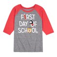 thumbnail image 1 of Disney - First Day Of School Mickey - Toddler & Youth Raglan Graphic T-Shirt, 1 of 6