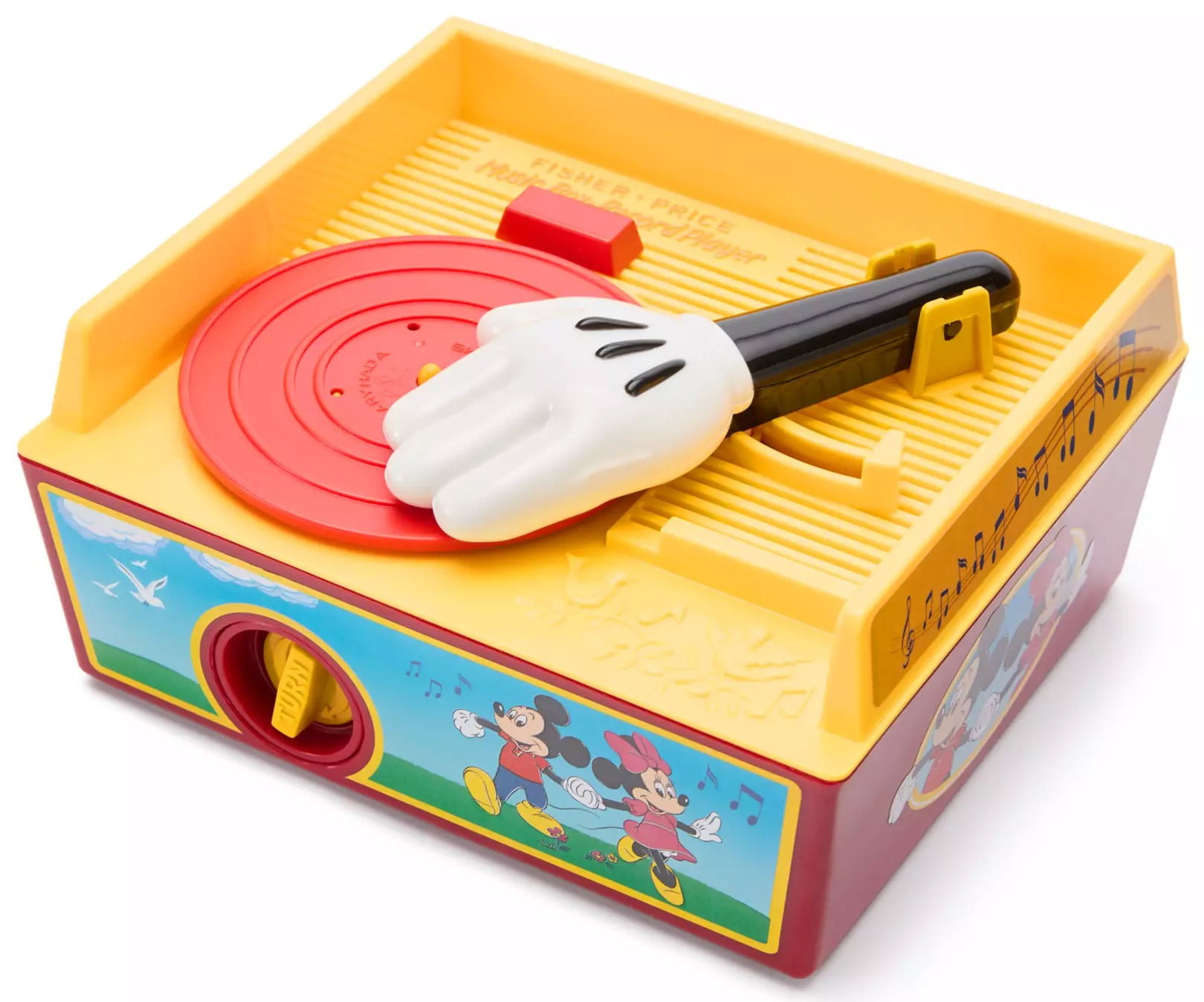 Disney Fisher Price Mickey Mouse Music Box Record Player - Walmart.com