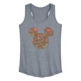 thumbnail image 1 of Disney - Floral Mickey Ears - Women's Racerback Graphic Tank, 1 of 4
