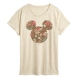 thumbnail image 1 of Disney - Floral Mickey Ears - Women's Short Sleeve Graphic T-Shirt, 1 of 4