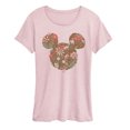 thumbnail image 1 of Disney - Floral Mickey Ears - Women's Short Sleeve Graphic T-Shirt, 1 of 3