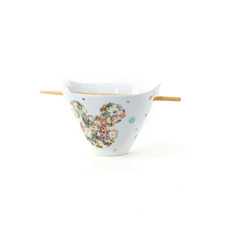 Disney Floral Mickey Head Noodle Bowl