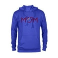 thumbnail image 1 of Disney Floral Mickey Mouse Mom - Pullover Hoodie for Adults - Customized-Royal Heather, 1 of 5