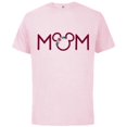 thumbnail image 1 of Disney Floral Mickey Mouse Mom - Short Sleeve Cotton T-Shirt for Adults - Customized-Soft Pink, 1 of 5