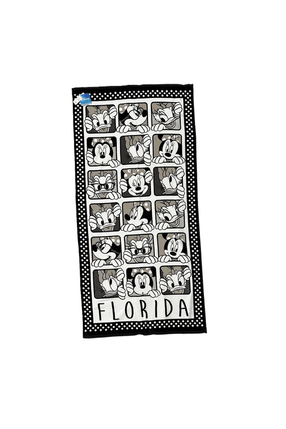 Minnie Daisy Florida Beach Towel