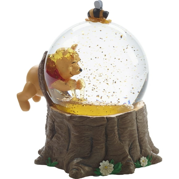 Disney For The Love Of Hunny Winnie The Pooh Precious Moments Musical Snow Globe, Count 1