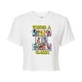 thumbnail image 1 of Disney - Forever A Classic  - Juniors Cropped Cotton Blend T-Shirt, 1 of 5