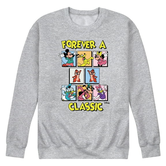 Disney - Forever A Classic - Men's Crew Neck Fleece Pullover