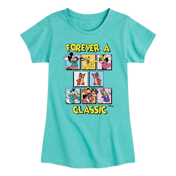 Disney - Forever A Classic - Toddler & Youth Girls Short Sleeve Graphic T-Shirt