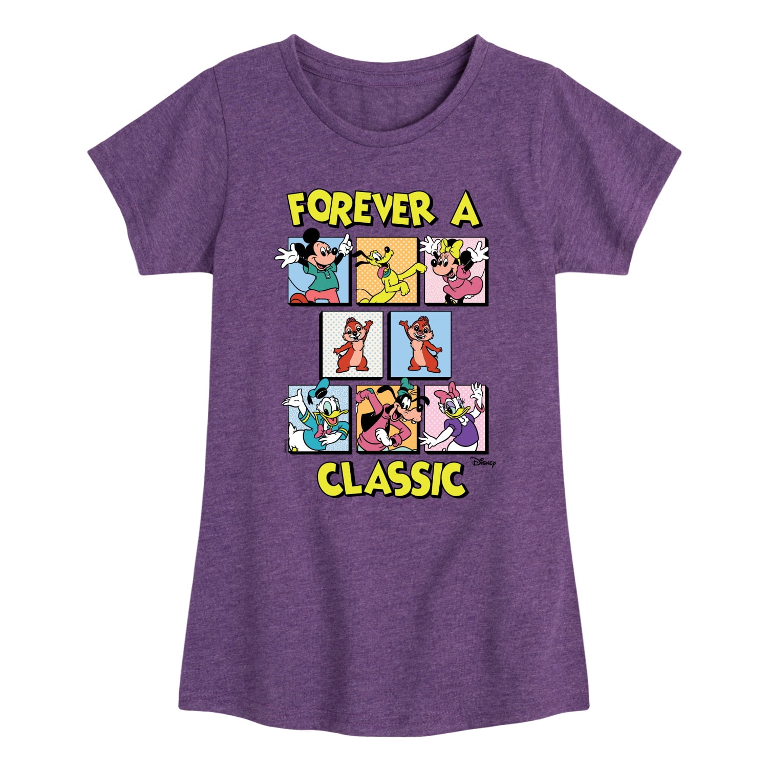 Disney - Forever A Classic - Toddler & Youth Girls Short Sleeve Graphic ...