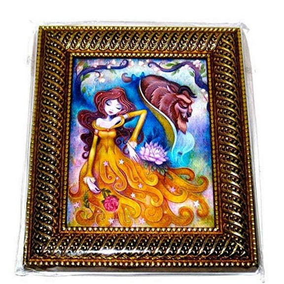 Disney Framed Giclee on canvas- Beauty And The Beast Gentle Companion J.Ketner