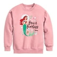 thumbnail image 1 of Disney - Free And Fearless - Toddler & Youth Crewneck Fleece Sweatshirt, 1 of 4