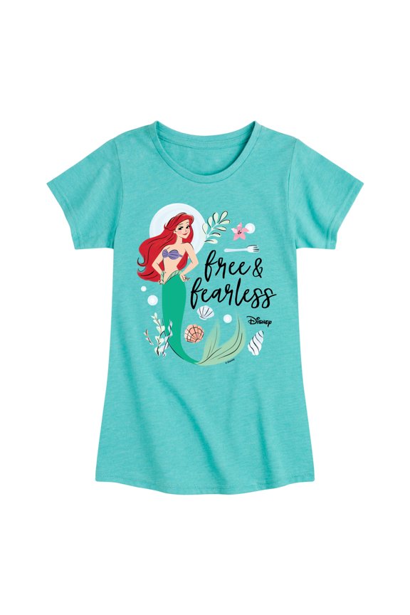 - Free And Fearless - Toddler & Youth Girls Short Sleeve Graphic T-Shirt