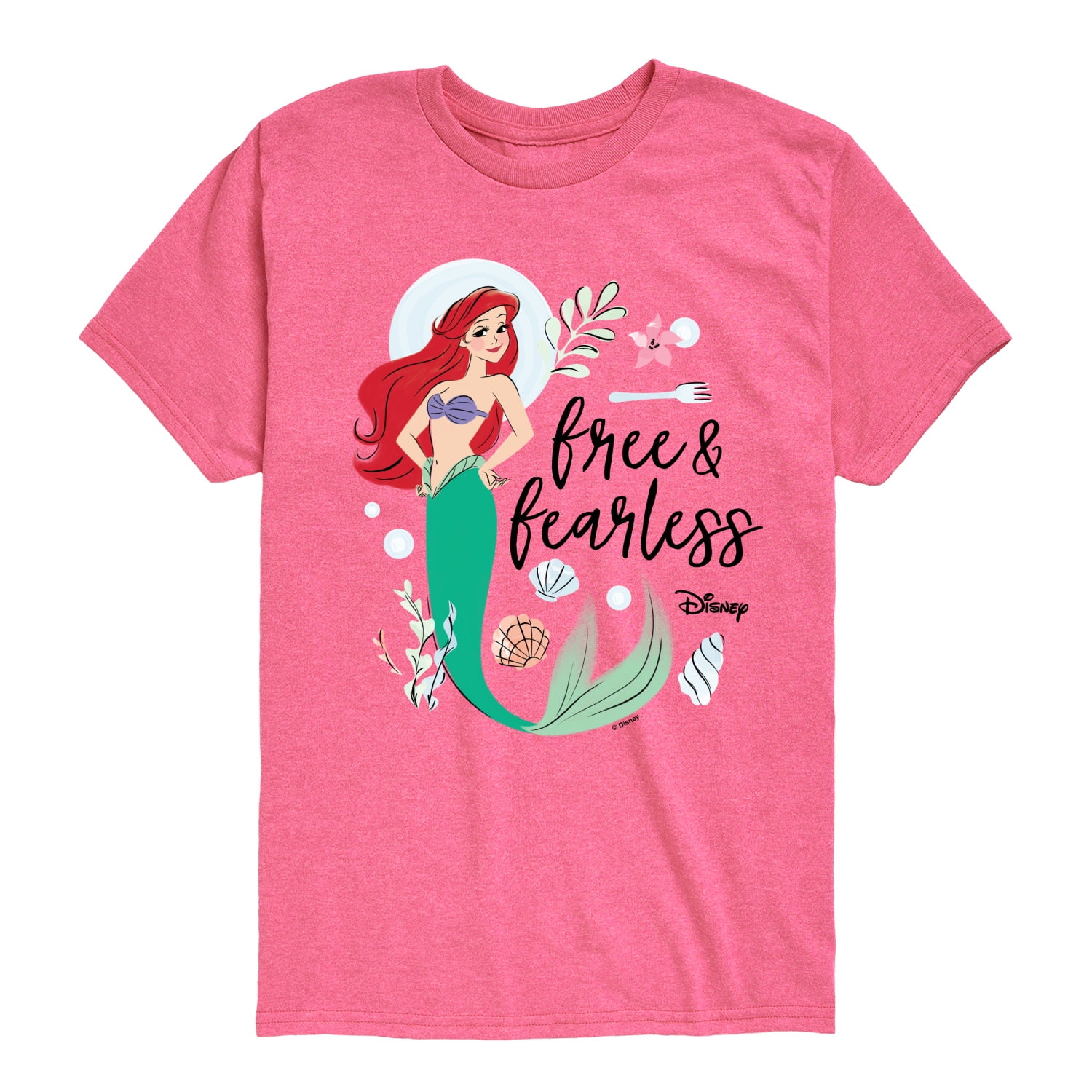 Disney - Free And Fearless - Toddler & Youth Short Sleeve Graphic T 