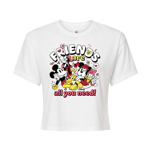 Disney - Friends Are All You Need - Cropped Tee