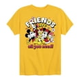 thumbnail image 1 of Disney - Friends Are All You Need - Toddler & Youth Short Sleeve Graphic T-Shirt, 1 of 5