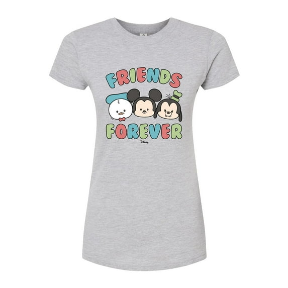 Disney - Friends Forever - Juniors Fitted Graphic T-Shirt