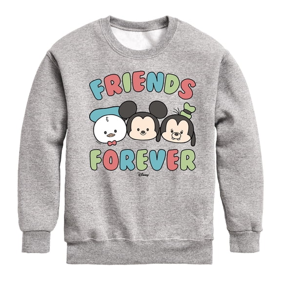 Disney - Friends Forever - Toddler & Youth Crewneck Fleece Sweatshirt