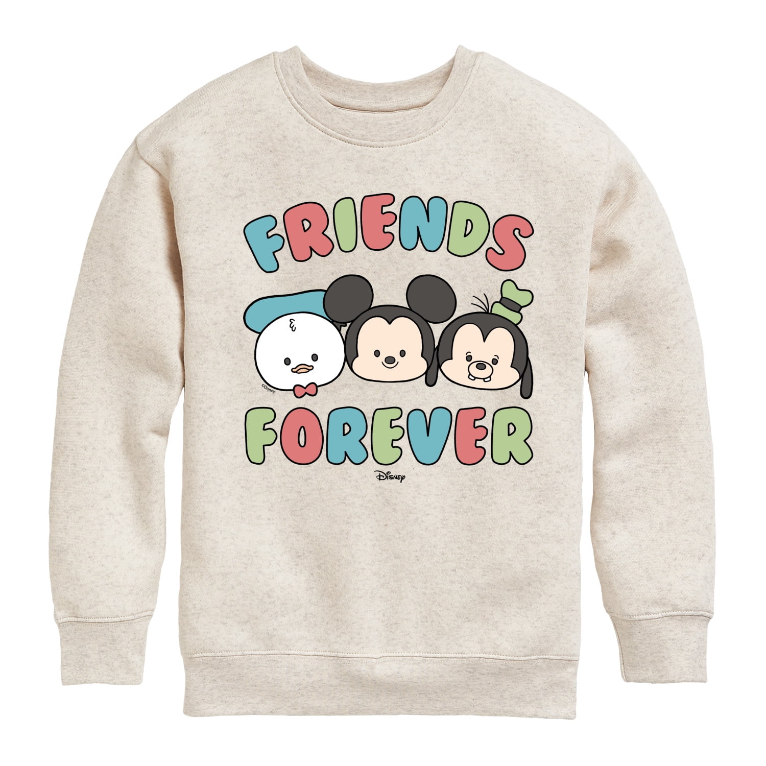 Disney - Friends Forever - Toddler & Youth Crewneck Fleece Sweatshirt ...