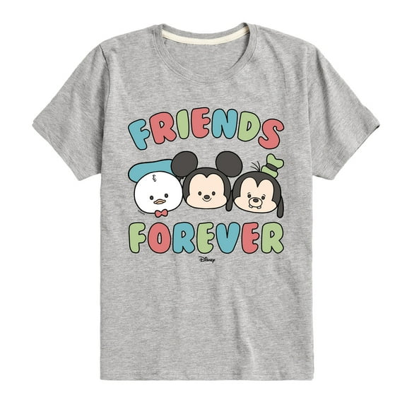 Disney - Friends Forever - Toddler & Youth Short Sleeve Graphic T-Shirt