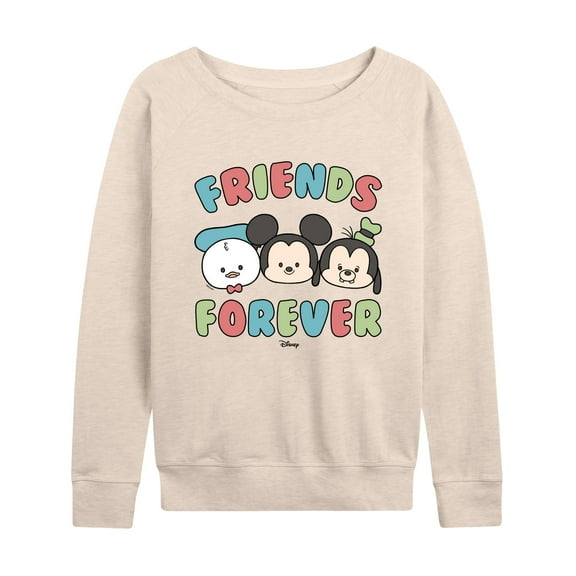 Disney - Friends Forever - Women's Lightweight French Terry Long Sleeve Shirt