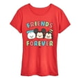 thumbnail image 1 of Disney - Friends Forever - Women's Short Sleeve Graphic T-Shirt, 1 of 1