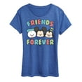 thumbnail image 1 of Disney - Friends Forever - Women's Short Sleeve Graphic T-Shirt, 1 of 1