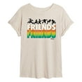 thumbnail image 1 of Disney - Friends Rainbow Stack - Juniors Ideal T-Shirt, 1 of 5