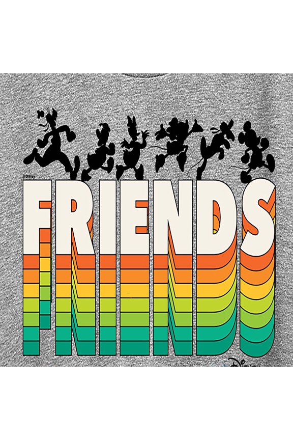 - Friends Rainbow Stack - Women's Short Sleeve Graphic T-Shirt