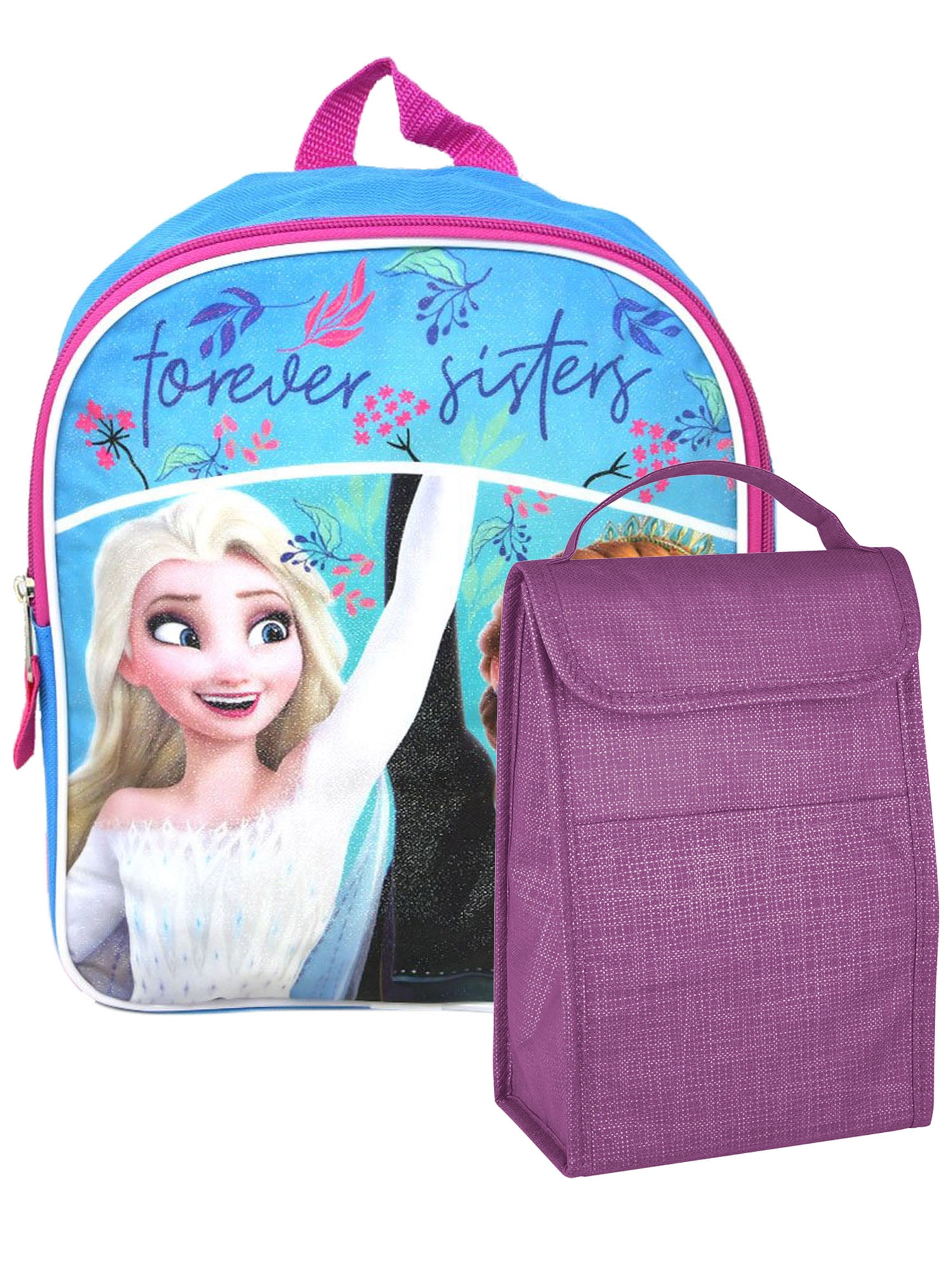 Disney Frozen 11 Mini Backpack Anna Elsa Girls w/ Purple