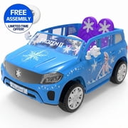 Disney Frozen 12V Battery Powered Ride-On Convertible with Remote Control for Ages 3-5