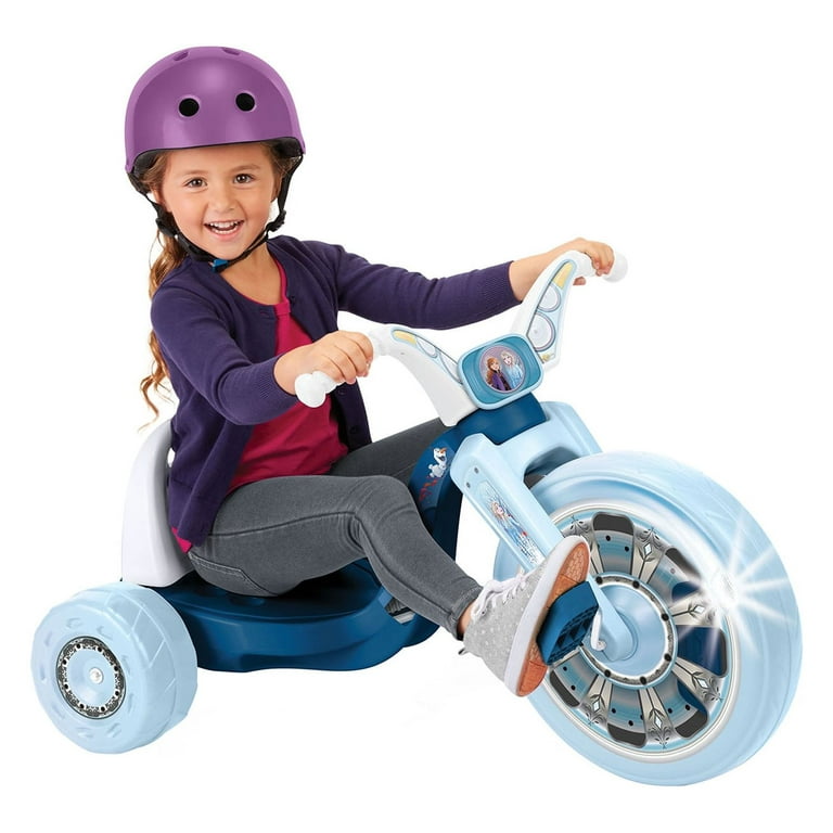 Fly Wheels Disney Frozen Tricycle with 15 inch Front Wheel with Light Child Age 3 to 7 Years