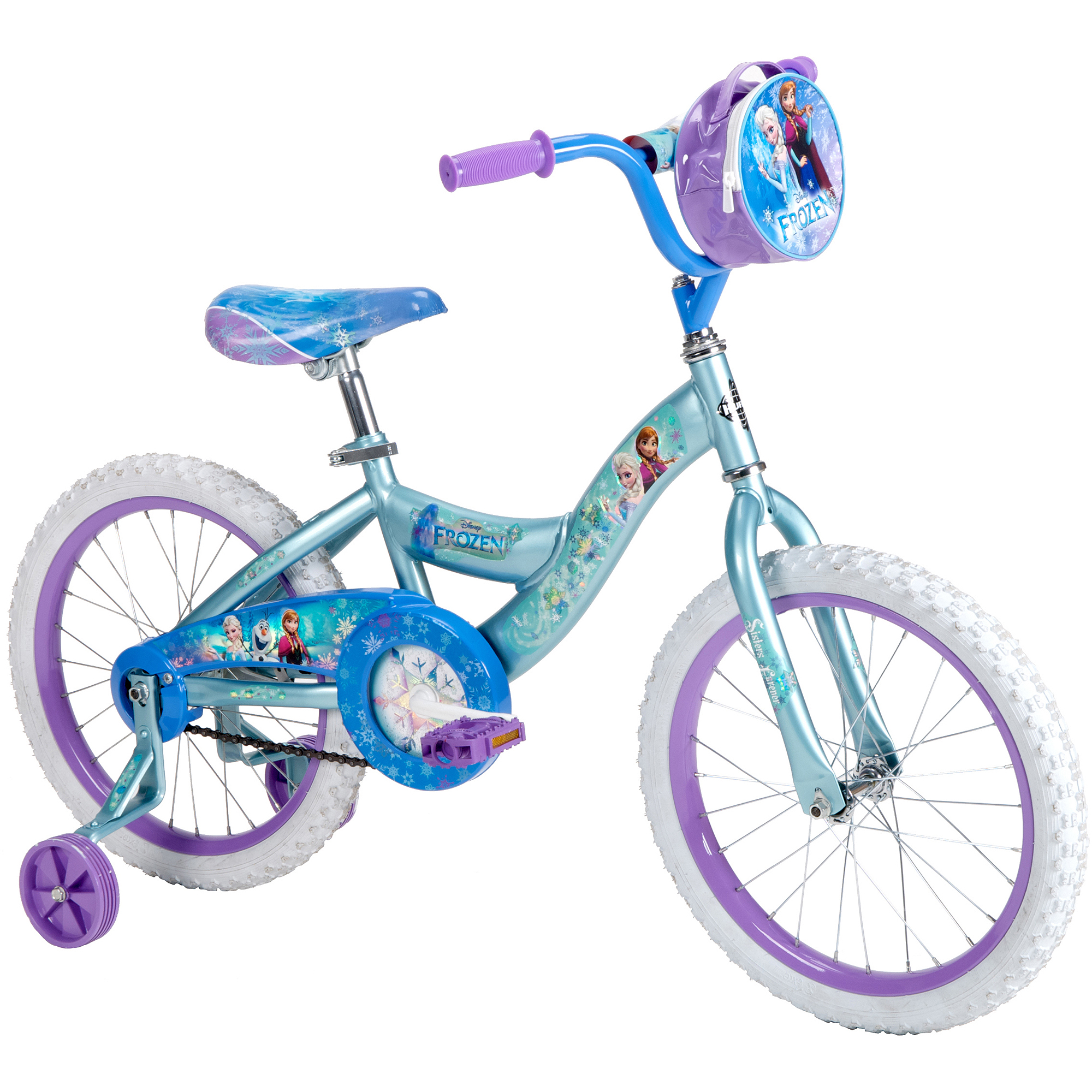 Disney Frozen 18" Girls' Purple Bike by Huffy - image 1 of 4