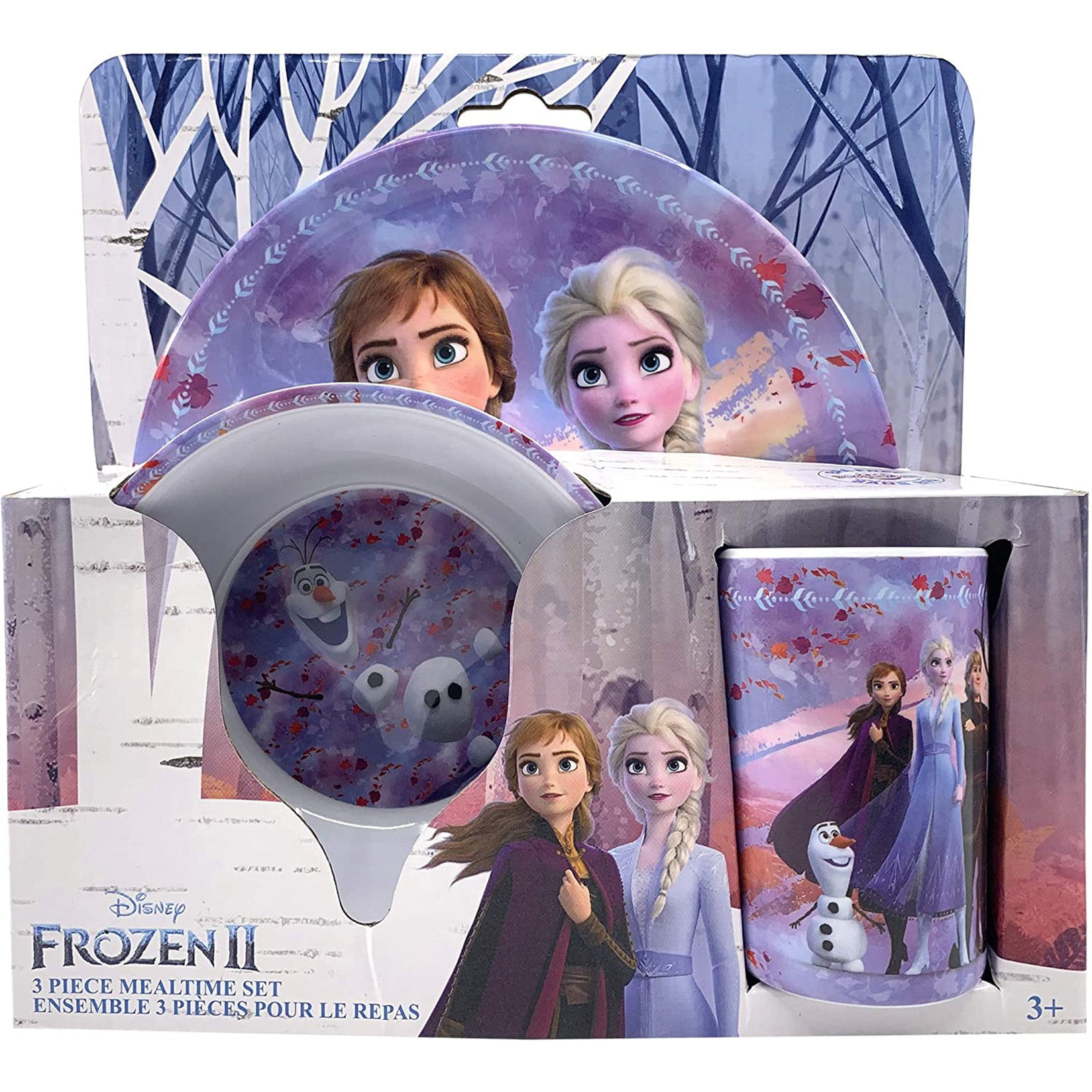 Melamine Frozen Dish Set Elsa Plate Set Danawares Disney Frozen