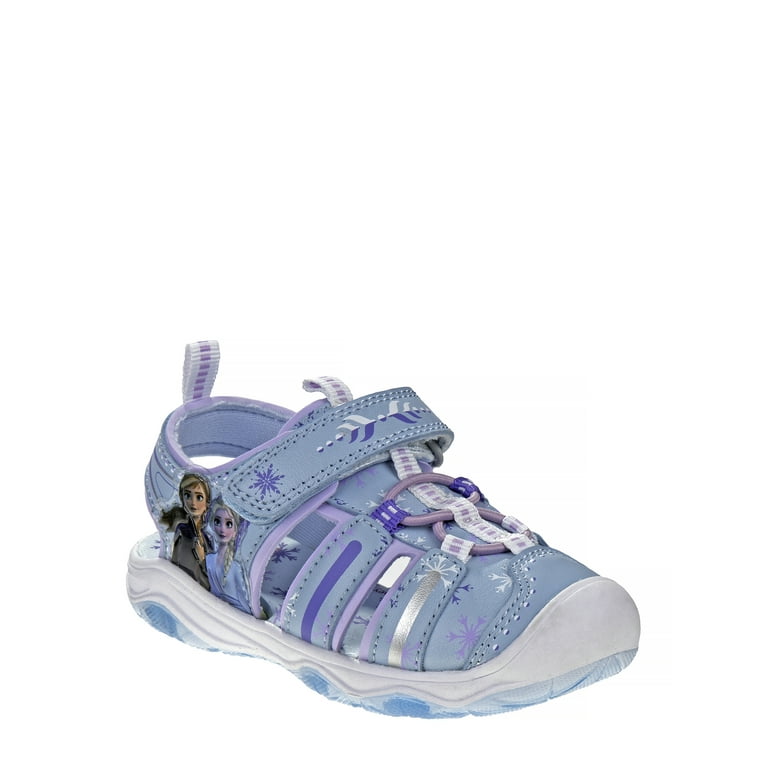 Disney Frozen 2 Anna Elsa Bungee Bump Toe Outdoor Active Sandals