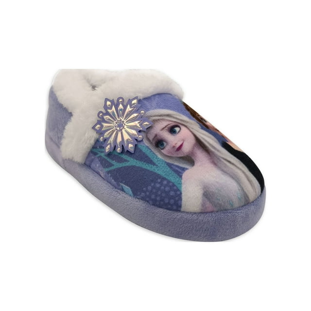 Disney Frozen 2 Anna & Elsa Faux Fur Character Aline Slipper (Toddler