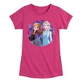 thumbnail image 1 of Disney Frozen 2 - Anna & Elsa - Toddler & Youth Girls Short Sleeve Graphic T-Shirt, 1 of 5